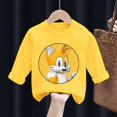 thumbnail image 3 of Camisetas estampadas de Sonics, cuello redondo, mangas largas, figuras de anime para niños, camisetas para niños, ropa de moda para niños y niñas con estampados, 3 of 5