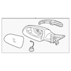 Genuine OE Kia Mirror Assembly - 87620-3R713