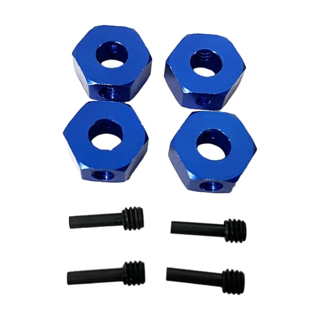 Tholdsy Juego de pasadores hexagonales para 1/10 Rc LOSI Baja Rey 4WD Juego de pasadores hexagonales ligeros y duraderos para 1/10 Rc LOSI Baja Kits de construcción modelo azul