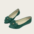 thumbnail image 5 of DYTTDG Women's Vintage Knit Flats | Bowknot Detail On Shallow Toe Casual Shoes for Daily Wear, Walking & Vocation, 5 of 6