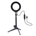 thumbnail image 2 of Adjustable Led Fill Light Ring Shape Photo Lamp Selfie Led Light Makeup Light For Home Workplace With Bracket White, 2 of 2