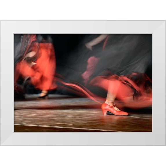 Gasperlin, Izidor 18x14 White Modern Wood Framed Museum Art Print Titled - Flame(nco)