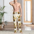 thumbnail image 5 of Vsdgher Beekeeper Gnome Holding A Glass Print Mens Pajama Pants Sleep & Lounge Pants, PJ Bottoms With elastic waistb and Pockets, 5 of 5
