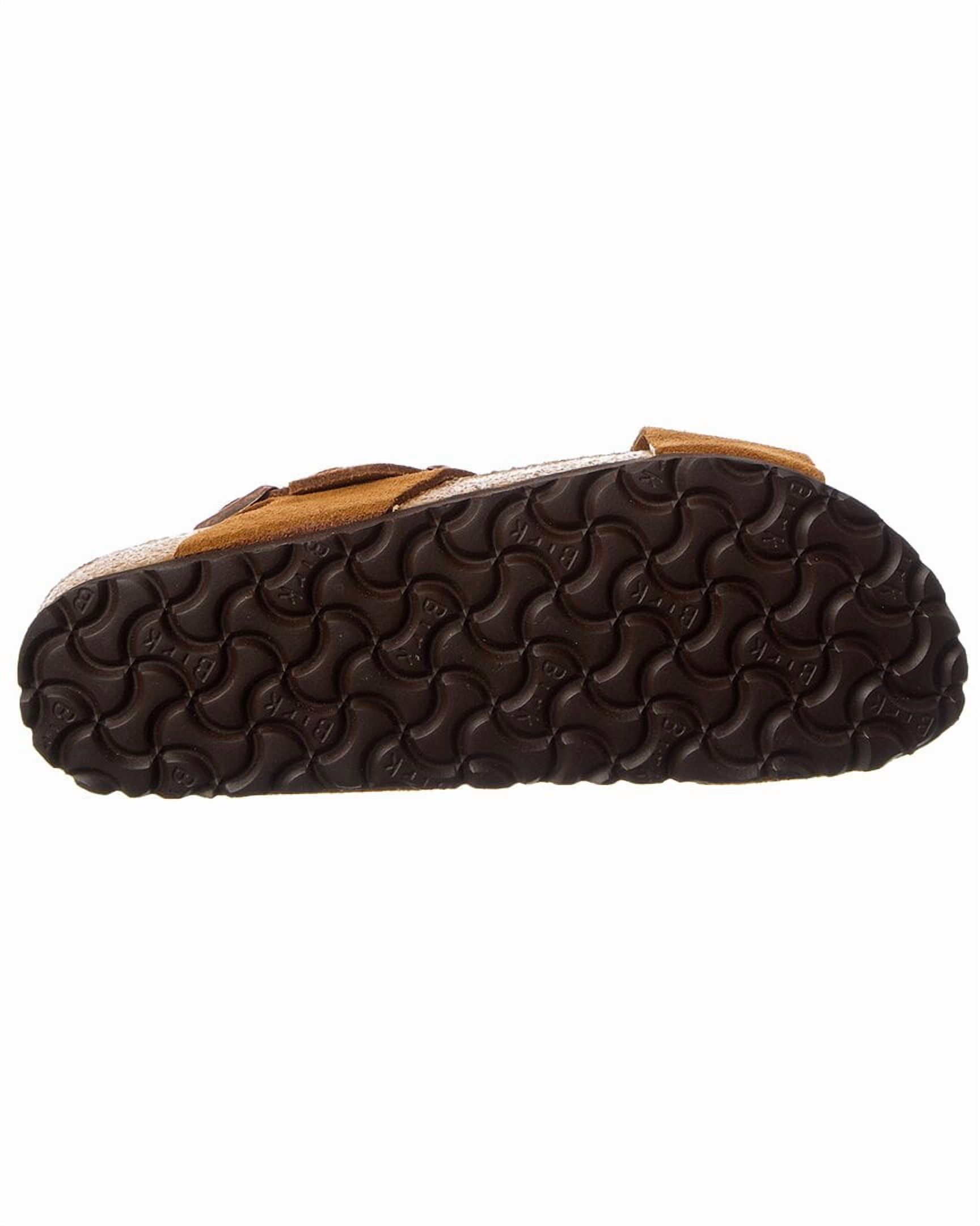 Birkenstock Tulum SFB Narrow Suede Sandal, 37, Brown