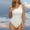 White, variant on Tsesme Swimsuit for Women One Piece Color Block Slimming Bathing Suits Scoop Neck Vacation Swimwear