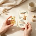 thumbnail image 5 of Clearance! Pocket Hug Acrylic Keepsake, Cute Transparent Emotional Support Ornament With Encouragement Card, Thinking Of Mental Health Gift For Friends Family Birthday Gift Box Filler, Bear, 5 of 5