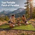 thumbnail image 4 of IFRINID 9.8 x 9.8 ft Waterproof Camping Ground Tarp, Foldable 210D Oxford Cloth Picnic Mat, Tent Footprint for Camping, Hiking, Beach and Outdoor Activities, 4 of 11
