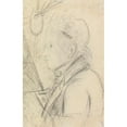 thumbnail image 2 of Benjamin Robert Haydon 17x24 Gold Ornate Framed and Double Matted Museum Art Print Titled - Portraid Study of a Young Man (1805), 2 of 4