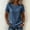 Blue women embroidery tshirt a1, variant on Women Embroidery Short Sleeve Round Neck Tshirts Casual Basic Blouses Summer Party Tops Dressy Cute Tee Shirts Vacation Fashion Clothes, Army Green L