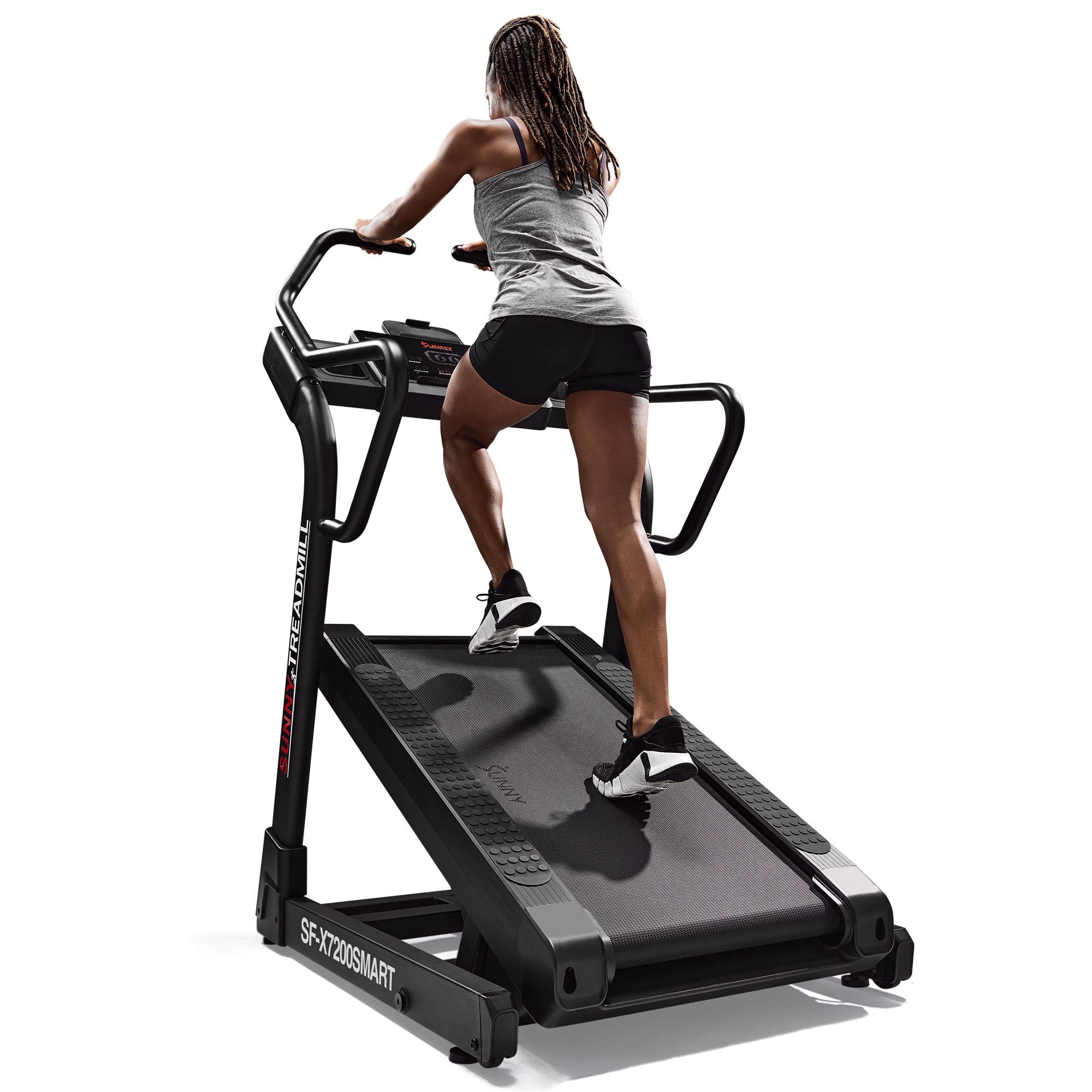 Sunny Health & Fitness Commercial Level Ultimate Incline Decline Treadmill - SF-X7200SMART