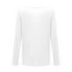 thumbnail image 4 of Top de manga larga de punto liso para mujer - Camiseta básica para combinar con otras prendas, ideal para la oficina o para llevar de forma informal, 4 of 5