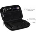 thumbnail image 5 of Estuche de transporte para GPS de 5 pulgadas, funda protectora rígida portátil, bolsa de almacenamiento para navegador GPS de automóvil Garmin/Tomtom/Magellan con pantalla de 5 pulgadas, color negro, 5 of 5