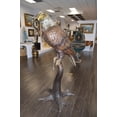 thumbnail image 5 of Nifao Large Eagle Standing On A Branch Bronze Statue – Garden Outdoor Decor Sculpture, 30"L x 40"W x 70"H, 5 of 11
