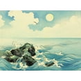 thumbnail image 2 of Konen, Uehara 32x25 Black Ornate Wood Framed with Double Matting Museum Art Print Titled - Kojima Island, 2 of 4