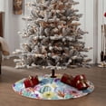 thumbnail image 5 of Daiia Cactus1 Drawing Merry Christmas Tree Skirt , Xmas Large Lace-up Tree Skirt, Santa Snowflakes Rustic Home Decorations New Year Party Farmhouse Decor-36", 5 of 7