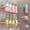 Pink-5pc, variant on 6-Pack Adhesive Shower Caddy, No Drilling Metal Bathroom Shelf, Pink