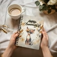 thumbnail image 3 of Happy Anniversary Sphynx Celebrates Wedding Love Family Party Spiral Bound Journal Cat Lover Kitten Owner Gifts Idea 5x7in Spiral Notebook - 01015, 3 of 5