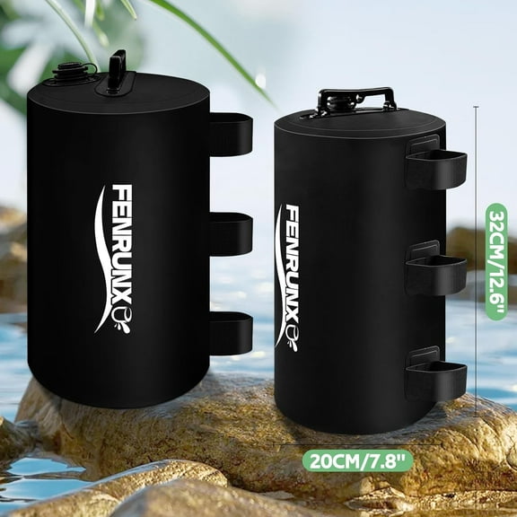 Canopy Water Weight Bag, 176 LBS Gazebo Tent Weights Set of 8 for   Canopy, Tent, Carport, Black