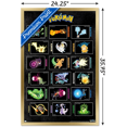 thumbnail image 3 of Pokémon - Moves Grid Wall Poster, 22.375" x 34" Framed, 3 of 5