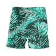 thumbnail image 6 of lcziwo Board Shorts for Men Swim Quick Dry Hawaiian Floral Print Beach Shorts Casual 2025 Shorts Drawstring Elastic Waist Shorts with Pockets Tropical Shorts Mint Green,XL, 6 of 6