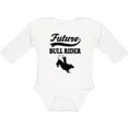 thumbnail image 3 of Inktastic Future Bull Rider Rodeo Riding Boys Long Sleeve Baby Bodysuit, 3 of 5