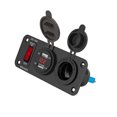 thumbnail image 1 of Panel De Enchufe De Cargador 3 En 1 Panel De Toma De Corriente Multipropósito Cargador De Enchufe De Encendedor De Cigarrillos Con Voltímetro Puerto De Cargador Usb Dual Para Automóviles Vehículos matsuzay VI004379-00, 1 of 7