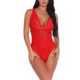 thumbnail image 2 of Mono sexy mono de cosplay suave mono de tela con pantalla de encaje para mujeres adultas, rojo, xl Yuarrent XX000036-44, 2 of 7