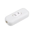 thumbnail image 1 of Interruptor de cordón en línea Uxcell AC 250V 6A On-Off blanco para lámpara de escritorio, 1 of 5