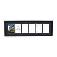 thumbnail image 5 of CreativePF- 6 Opening Black Picture Frame Holds 5 by 7-inch Media with 10x36-inch Black Mat Collage Including Full Strength Glass, Alphabet Photography, 5 of 5
