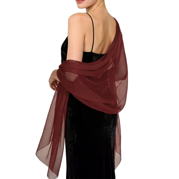 Chiffon shawls and wraps for evening dresses,large shawls for wedding bridal Bridesmaids,long scarf for women