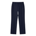 thumbnail image 5 of cocolona Womens High Waist Business Casual Dress Pants Elastic Waist Straight Wide Leg Commute Work Pants with Pockets, 5 of 5