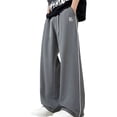 thumbnail image 2 of WPPGONE Mens Pants Casual Elastic Waisted Drawstring Baggy Loose Fit Plus Size Bottoms Daily Fashion Trousers with Pockets, L-6XL, 2 of 7