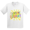 thumbnail image 3 of Inktastic I Love My Grammy Sun and Rainbow Letters Youth T-Shirt, 3 of 5