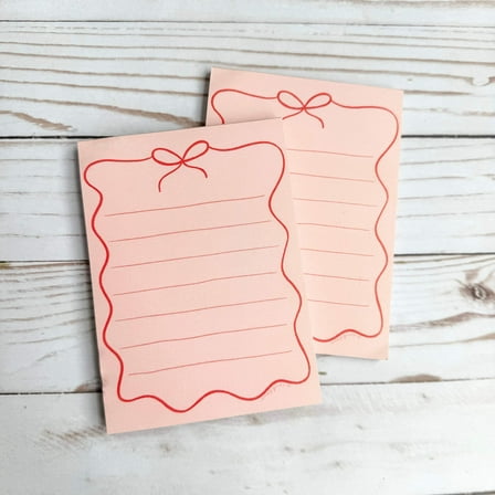 Notepad | To Do List | Pink Bow