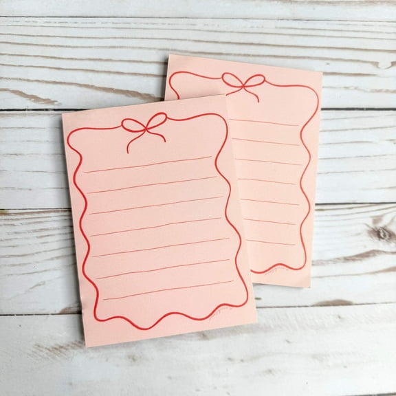 Notepad | To Do List | Pink Bow