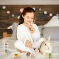 thumbnail image 3 of 6 Pcs Wooden Bunny Toys, Safe Rabbit Toys, Multi-Colored Bite-Resistant Guinea Pigs Toys for Chinchillas Hamsters Small Animals Playing Indoor Outdoor Bunny Gifts, 3 of 7