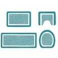 thumbnail image 2 of IMossad 4-Piece Bathroom Rug Set – Non-Slip Microfiber Mats with Lid Cover, U-Shaped Toilet & Shower Rugs, 2 of 7