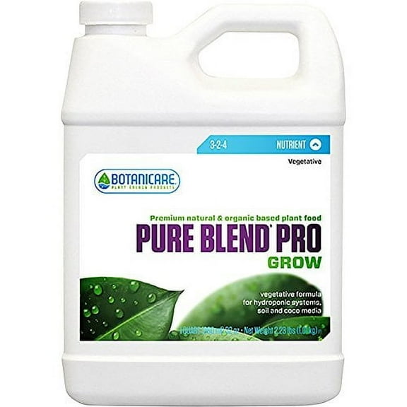 Premium Natural & Organic based plant food Pure Blend Pro Grow 3-2-4 32oz