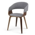 thumbnail image 4 of Simpli Home Lowell Bentwood Dining Chair with Light Wood in Acid Green Linen Look Fabric, 4 of 14