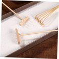 thumbnail image 4 of QUMIIRITY 4Pcs Desktop Sandbox Accessories Rakes Beige for Hobbyists Therapeutic Use, 4 of 8