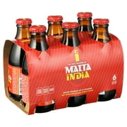 Malta India Malt Beverage, 6 Pack, 7 fl oz Glass Bottles