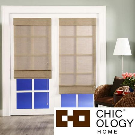 Chicology Roman Shade Jute Fabric Privacy Nevada Timberwolf Grey 48 Chicology Roman Shade Jute Fabric Privacy Nevada Timberwolf Grey 48 Inch X 72