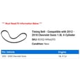 thumbnail image 2 of Timing Belt - Compatible with 2012 - 2018 Chevy Sonic 1.8L 4-Cylinder 2013 2014 2015 2016 2017, 2 of 2