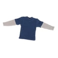 thumbnail image 1 of Camiseta de manga larga de moda 1/12, ropa de muñeca hecha a mano para figuras de masculinos de 6 pulgadas accesorio de vestir CUTICAT Camiseta de manga larga, 1 of 8