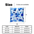 thumbnail image 5 of Flag of Israel Velvet Throw Pillows Set of 2 - Decorative Pillows with Unique Patterns for Sofa Couch Bed - Pillow Covers - Available in 16x16, 18x18, 20x20 Inches, 5 of 6