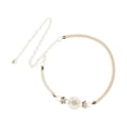 thumbnail image 1 of Langgg Ceinture Chaîne de Taille en Métal pour Femmes, Ajourée avec Diamants, Mode, Ceinture à Chaîne Fleur, 1 of 9