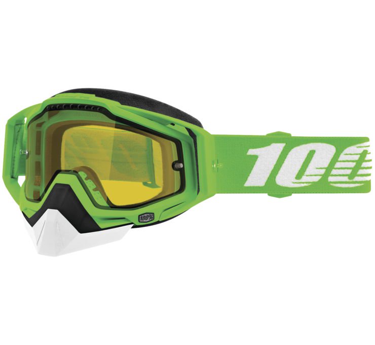 100 goggles green