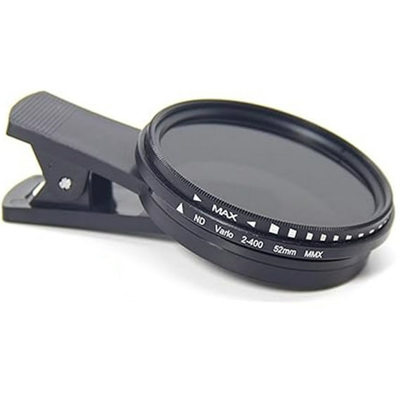 YiJuHui 1pcs Adjustable Solar Camera Lens Filter Smartphone Clip-On with Enhanced Light Control for Solar Eclipse Photography