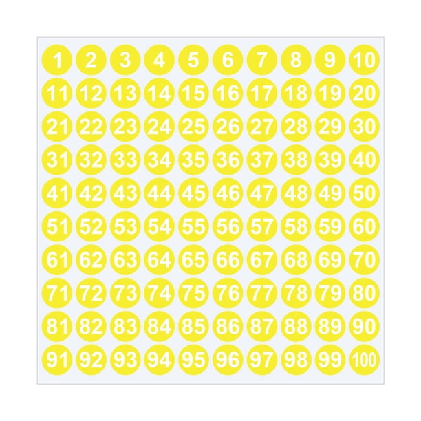 Pegatina de Combinación de Tamaño de 1 a 100 Pulgadas, Usada para la Decoración de Billetes