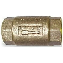 Campbell Flomatic 2 in. Dia. x 2 in. Dia. Red Brass Spring Loaded Check Valve - Total Qty: 1